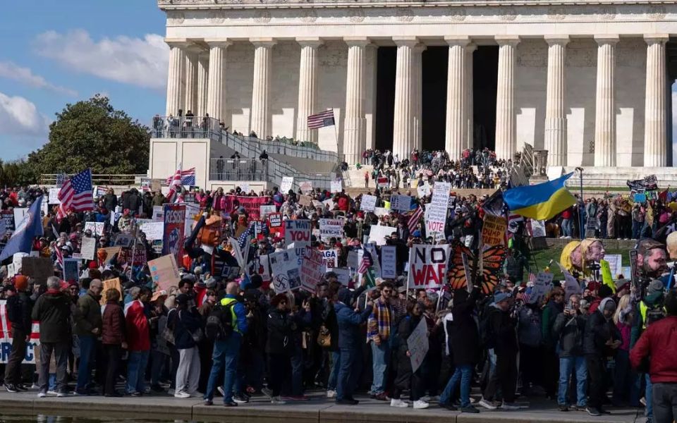 ‘No Kings’ protests across the US, Europe amid anger over Trump policies